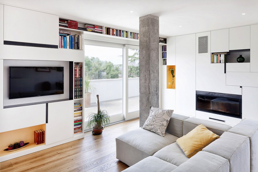 Un apartament in stil "industrial-glam"