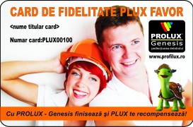 PROFILUX S.A. lanseaza programul de fidelizare a specialistilor CARD DE FIDELITATE PLUX FAVOR