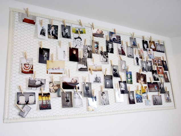 Un perete personalizat cu fotografii