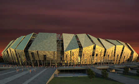 Stadionul FC Kuban un design cu influente locale
