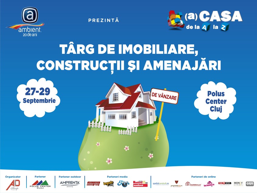 Weekendul 27 - 29 septembrie aduce cel mai important eveniment imobiliar al anului Targul Acasa de