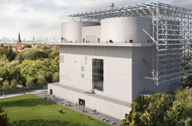 Noua centrala energetica din Hamburg, un fost adapost civil