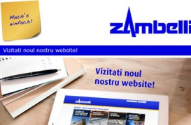 Lansarea noului site Zambelli