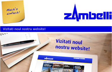 Lansarea noului site Zambelli
