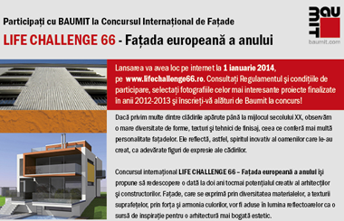 Participati cu BAUMIT la Concursul International de Fatade