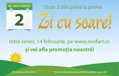 Au mai ramas doar 2 zile pana la prima Zi cu soare!