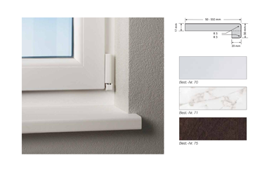 Trend este Solutia de la Helopal pentru glafurile de interior destinate spatiilor cu design minimalist