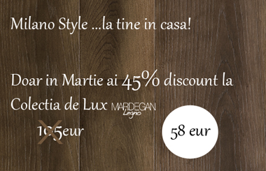Mardegan Legno, Parchet de Lux cu 45% Discount