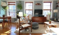 Detalii sofisticate aspect general confortabil Mimi imparte acest apartament plin de culoare din Brooklyn cu soțul