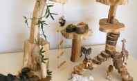 Pentru parintii amatori de bricolaj si decoratiuni simple “jungla” din lemn Multi dintre cei care lucreaza
