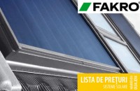 Noua lista de preturi FAKRO pentru sisteme solare