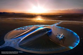 Foster&Partners demareaza proiectul pentru aeroportul spatial Virgin Galactic