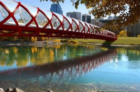 Calatrava face publice planurile pentru noul pod pietonal din Calgary - Canada