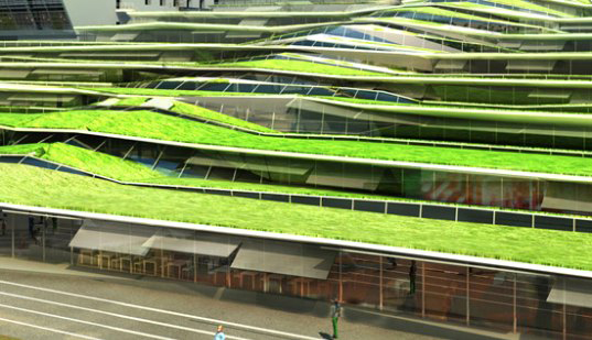 Off Architecture propune un impresionant acoperis verde