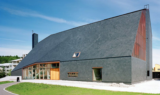 Biserica Kuokkala un exemplu uimitor de arhitectura realizata din materiale locale