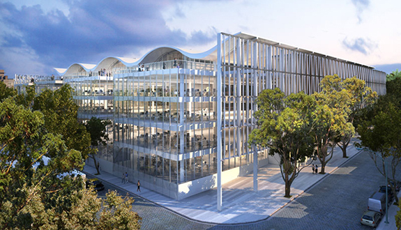 Foster + Partners prezinta propunerea pentru sediul unei banci cu acoperis valurit