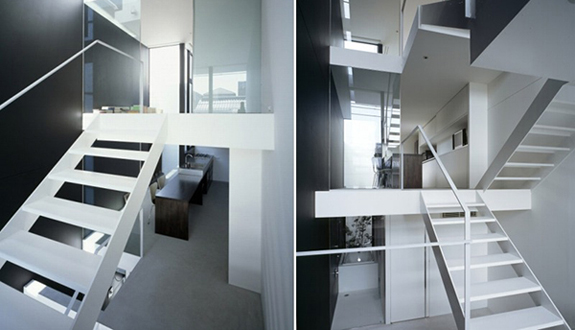 O micro-casa japoneza de doar trei metri latime