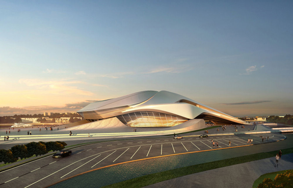 Noi imagini ale Marelui Teatru din capitala Marocului, proiectat de Zaha Hadid Architects
