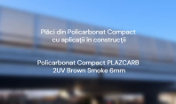 Placi din policarbonat compact Plazcarb cu aplicatii in constructii - Pasajul Cumpenei Constanta ProSEP