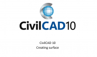 Creating surface - CivilCAD 10.3