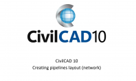 Creating pipelines layout CivilCAD 10.3 ZWCAD