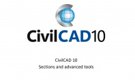Sections and advanced tools CivilCAD 10.3