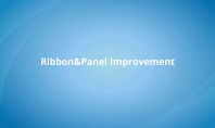 Ribbon&Panel Improvement
