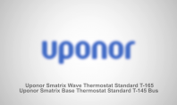 Sistem de comanda inteligent pentru incalzire si racire radianta Smatrix Wave T165/Smatrix Base T145 UPONOR