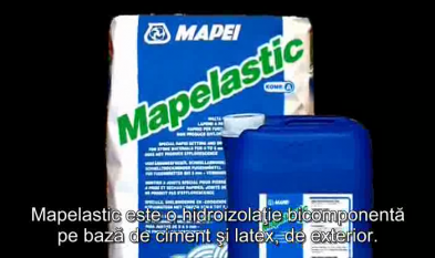 MAPEI Sistem de hidroizolatie sub placari ceramice in contact permanent cu apa MAPELASTIC