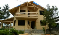 Prezentare constructie casa din lemn Surani Prahova