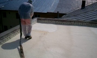 Aplicare spuma poliuretanica acoperis - terasa